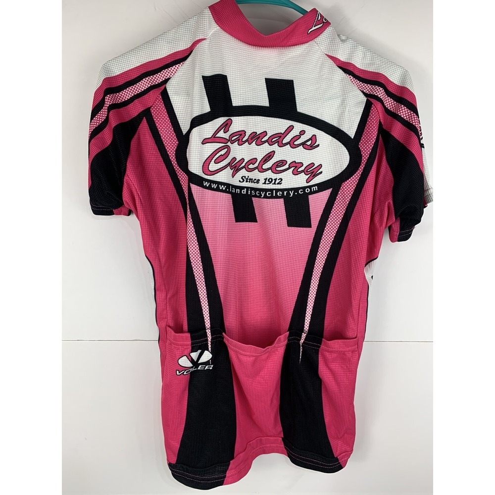 Voler Womens Medium Short Sleeve Landis Cyclery Outdoors Athletic jersey - Picture 8 of 10